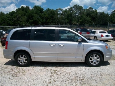 chrysler town and country 2008 silver van gasoline 6 cylinders front wheel drive not specified 34731