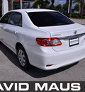 toyota corolla 2011 white sedan le gasoline 4 cylinders front wheel drive automatic 32771