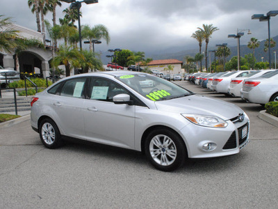 ford focus 2012 silver sedan sel flex fuel 4 cylinders front wheel drive automatic 91010