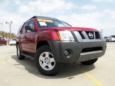 nissan xterra 2007 dk  red suv s gasoline 6 cylinders rear wheel drive automatic 90241