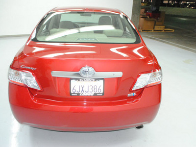 toyota camry hybrid 2010 red sedan hybrid 4 cylinders front wheel drive automatic 91731