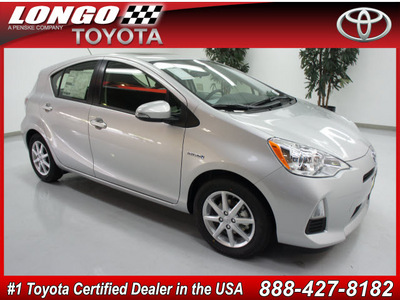 toyota prius c 2012 silver hatchback three hybrid 4 cylinders front wheel drive automatic 91731
