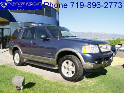 ford explorer 2004 dark blue suv eddie bauer gasoline 8 cylinders 4 wheel drive automatic 80910