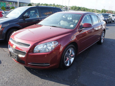 chevrolet malibu 2011 red sedan lt gasoline 4 cylinders front wheel drive automatic 19153