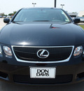 lexus gs 300 2006 black sedan gasoline 6 cylinders rear wheel drive automatic 76018