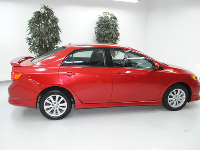 toyota corolla 2010 red sedan s gasoline 4 cylinders front wheel drive automatic 91731