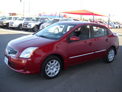 nissan sentra 2011 red sedan gasoline 4 cylinders front wheel drive automatic 79925