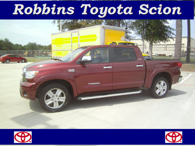 toyota tundra 2008 dk  red limited gasoline 8 cylinders 4 wheel drive automatic 75503