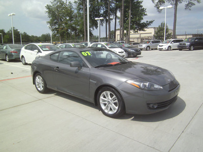 hyundai tiburon 2007 gray coupe gs gasoline 4 cylinders front wheel drive automatic 75503