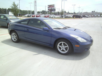 toyota celica 2000 blue coupe gt gasoline 4 cylinders front wheel drive automatic 75503