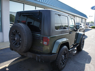 jeep wrangler 2007 green suv sahara gasoline 6 cylinders 4 wheel drive automatic 08753