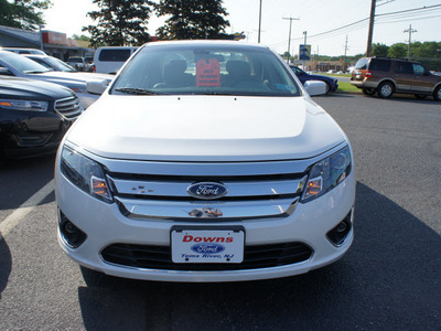 ford fusion hybrid 2011 white sedan hybrid 4 cylinders front wheel drive automatic 08753