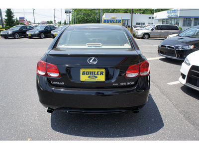 lexus gs 300 2006 black sedan nav gasoline 6 cylinders all whee drive automatic 07724