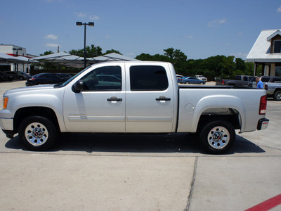 gmc sierra 1500 2010 silver flex fuel 8 cylinders 2 wheel drive automatic 76087