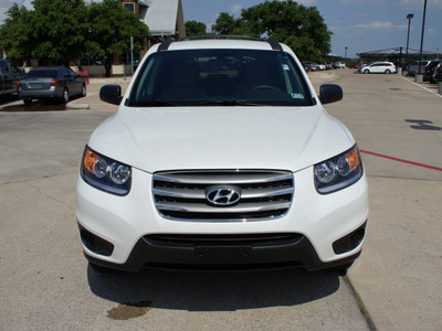 hyundai santa fe 2012 white suv gasoline 4 cylinders front wheel drive automatic 76087