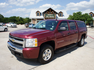 chevrolet silverado 1500 2009 maroon lt gasoline 8 cylinders 4 wheel drive automatic 76087