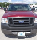 ford f 150 2008 red pickup truck xl gasoline 8 cylinders 2 wheel drive automatic 77388