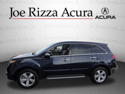 acura mdx 2011 lt  blue suv tech awd gasoline 6 cylinders all whee drive automatic with overdrive 60462