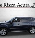 acura mdx 2011 lt  blue suv tech awd gasoline 6 cylinders all whee drive automatic with overdrive 60462