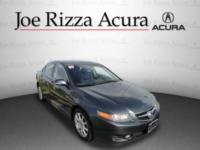 acura tsx 2007 dk  gray sedan gasoline 4 cylinders front wheel drive automatic with overdrive 60462