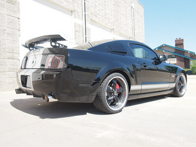 ford mustang 2007 black coupe shelby gt premium gasoline 8 cylinders rear wheel drive 5 speed manual 80301