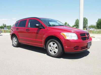 dodge caliber 2007 red hatchback gasoline 4 cylinders front wheel drive automatic 80504