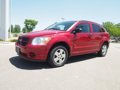 dodge caliber 2007 red hatchback gasoline 4 cylinders front wheel drive automatic 80504