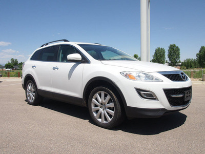 mazda cx 9 2010 white suv grand touring gasoline 6 cylinders all whee drive automatic 80504