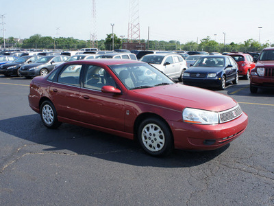 saturn l series 2003 red sedan l200 gasoline 4 cylinders dohc front wheel drive automatic 19153