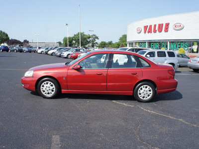 saturn l series 2003 red sedan l200 gasoline 4 cylinders dohc front wheel drive automatic 19153