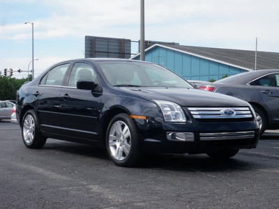 ford fusion 2009 dk  blue sedan sel gasoline 4 cylinders front wheel drive automatic 61832