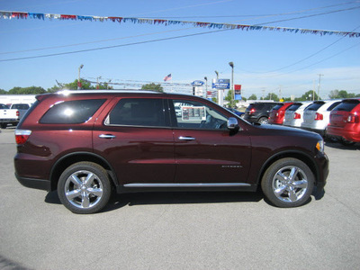 dodge durango 2012 red suv citadel gasoline 8 cylinders all whee drive 6 speed automatic 62863