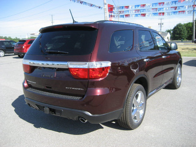 dodge durango 2012 red suv citadel gasoline 8 cylinders all whee drive 6 speed automatic 62863