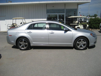 chevrolet malibu 2011 silver sedan lt flex fuel 4 cylinders front wheel drive autostick 62863