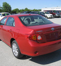 toyota corolla 2010 red sedan le gasoline 4 cylinders front wheel drive automatic 62863