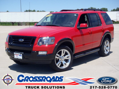 ford explorer 2010 red suv xlt gasoline 6 cylinders all whee drive automatic 62708