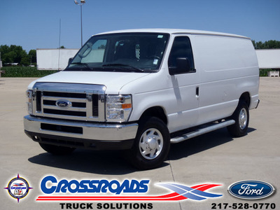 ford e series cargo 2011 white van e 250 flex fuel 8 cylinders rear wheel drive automatic 62708