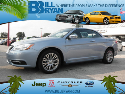 chrysler 200 convertible 2012 lt  blue limited flex fuel 6 cylinders front wheel drive automatic 34731