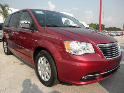 chrysler town and country 2012 red van touring l flex fuel 6 cylinders front wheel drive automatic 34731