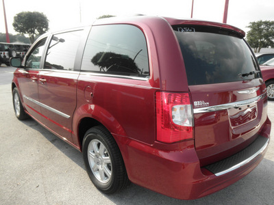 chrysler town and country 2012 red van touring flex fuel 6 cylinders front wheel drive automatic 34731