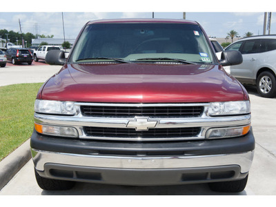 chevrolet tahoe 2001 red suv ls gasoline 8 cylinders rear wheel drive automatic 77090