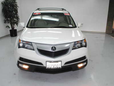 acura mdx 2010 white suv w tech w res gasoline 6 cylinders all whee drive automatic 91731