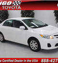 toyota corolla 2011 white sedan le gasoline 4 cylinders front wheel drive automatic 91731