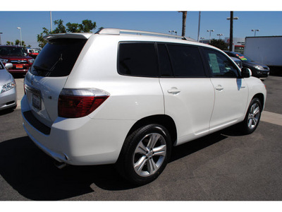 toyota highlander 2008 white suv sport gasoline 6 cylinders front wheel drive automatic 91761