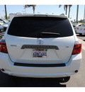 toyota highlander 2008 white suv sport gasoline 6 cylinders front wheel drive automatic 91761