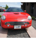 ford thunderbird 2002 red deluxe gasoline 8 cylinders rear wheel drive automatic 99352