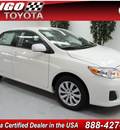 toyota corolla 2012 white sedan le gasoline 4 cylinders front wheel drive automatic 91731