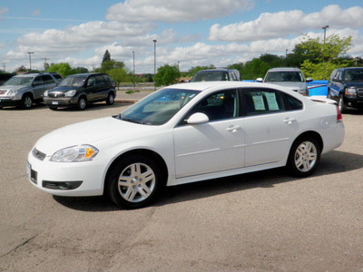 chevrolet impala 2011 white sedan lt flex fuel 6 cylinders front wheel drive automatic 55318