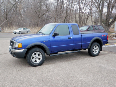 ford ranger 2005 blue fx4 off road gasoline 6 cylinders 4 wheel drive automatic with overdrive 55318