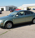 volkswagen passat 2003 lt  green sedan gls 1 8t gasoline 4 cylinders front wheel drive automatic 55318